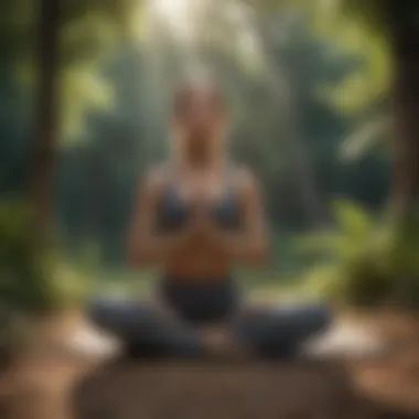 Yoga Pose Meditation Outdoors