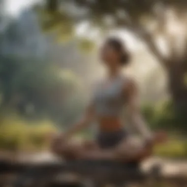 Woman Doing Yoga in Nature