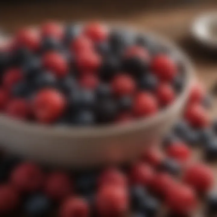 Mixed berries in a bowl