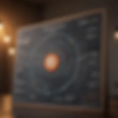 A target board representing goal setting and achievement