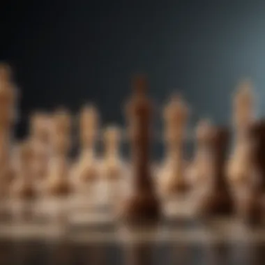 Strategic Moves: Coaching vs Consulting Abstract concept of coaching and consulting in a chess game