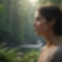 Mindfulness in nature promoting mental clarity