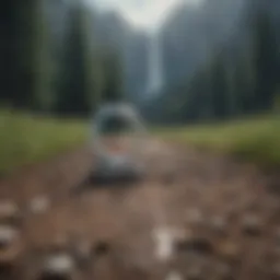 A serene landscape that symbolizes mental clarity and focus