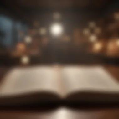 Wisdom and Insight An open book with quotes reflecting wisdom and insight