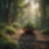 A serene landscape representing personal growth