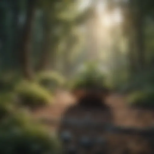 A serene landscape representing personal growth