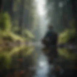 A serene landscape symbolizing introspection