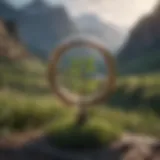 A serene landscape symbolizing personal growth