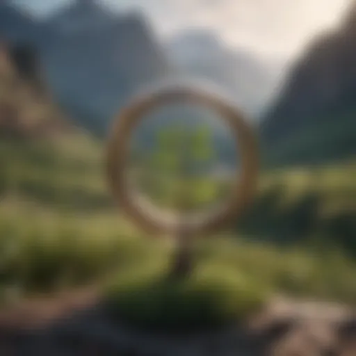 A serene landscape symbolizing personal growth