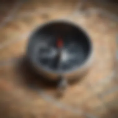 Navigating Personal Preferences A compass on a map, symbolizing direction and guidance in personal preference discovery.