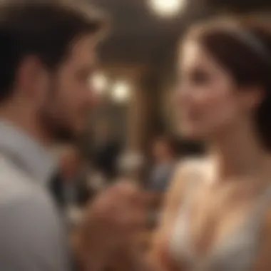 Couple engaged in meaningful conversation