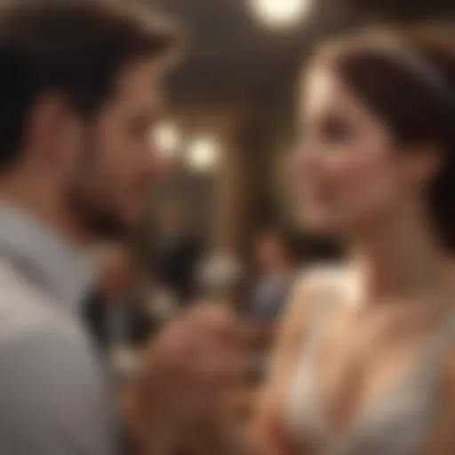 Couple engaged in meaningful conversation