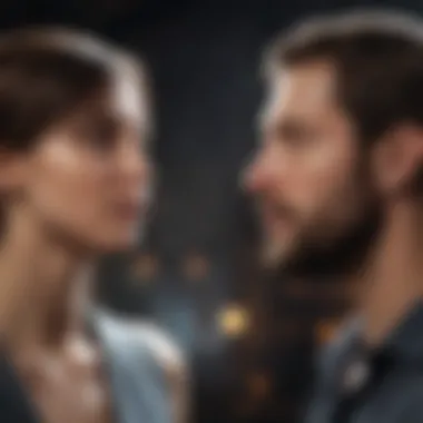 Symbolic depiction of emotional intelligence in interactions