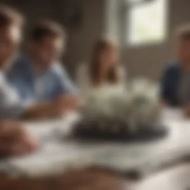 Brainstorming Financial Strategies A close-up of a diverse group brainstorming financial strategies