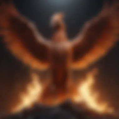 Transformation Symbolized by a Phoenix Rising