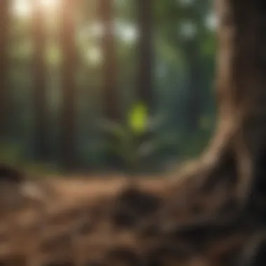 From Seedling to Strength: Personal Growth Journey Seedling Sprouting into a Strong Tree