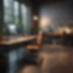 A serene workspace designed for optimal focus