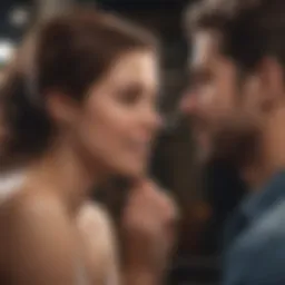 Couple engaged in a meaningful conversation, illustrating deep emotional connection