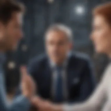 Adaptability in Leadership A leader adapting to change during a team discussion