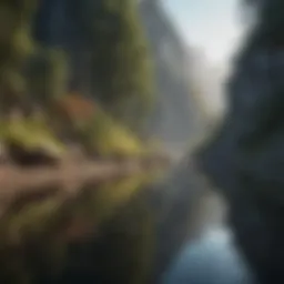 A serene landscape symbolizing self-discovery and exploration