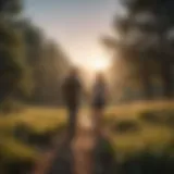 A serene landscape symbolizing trust and connection