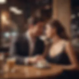 Enchanting Moment in a Parisian Cafe