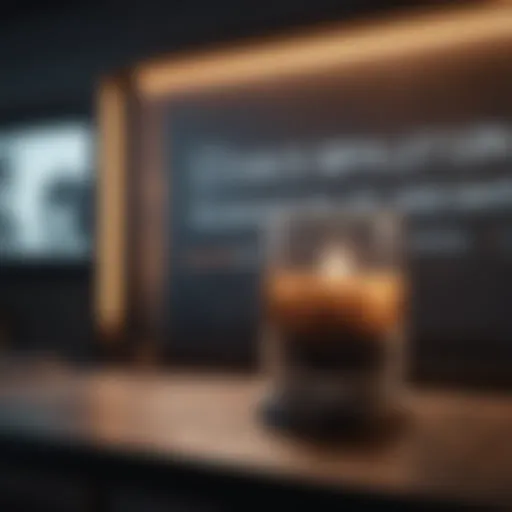 Diverse online coaching course modules displayed on a digital screen