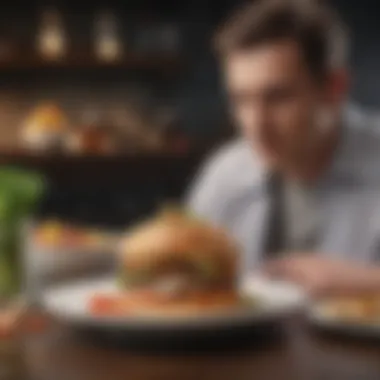 Dietary Impact on IQ Healthy meal showcasing brain-boosting foods