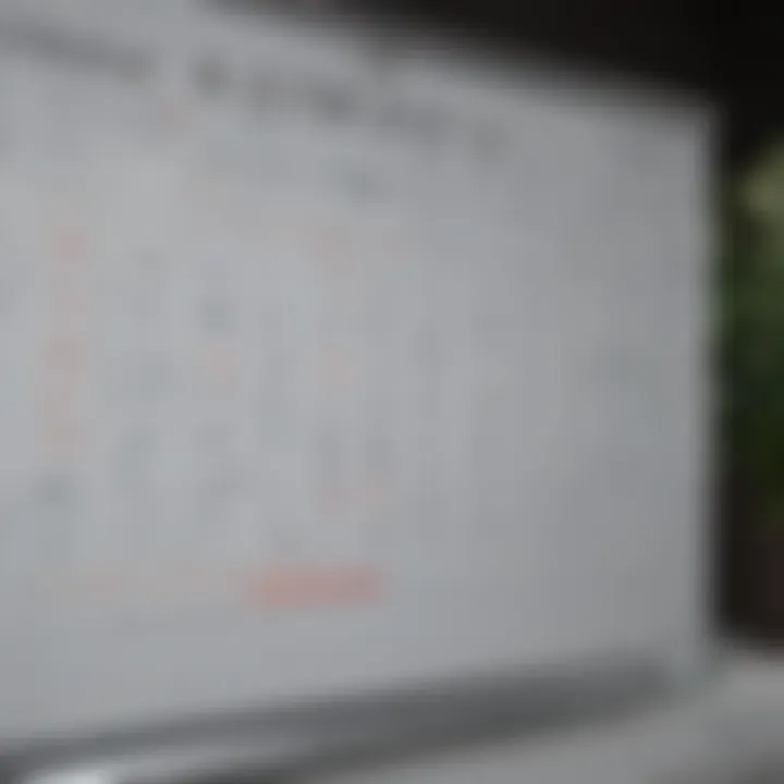A digital calendar filled with scheduled tasks and appointments reflecting time management.