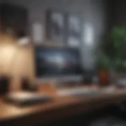 A well-organized workspace showcasing effective time management practices.