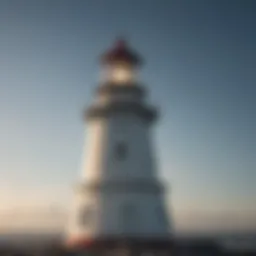Illustration of a lighthouse symbolizing guidance and direction