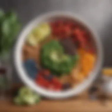 Nutritional Choices for Vitality A vibrant plate of nutritious foods rich in energy