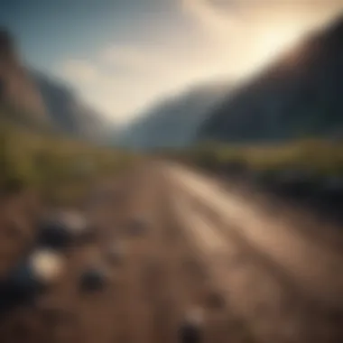 The Journey to Success A serene landscape symbolizing success