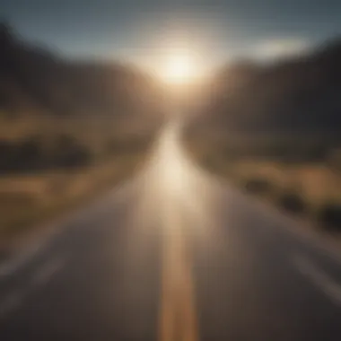 The Journey to Financial Independence An open road symbolizing the journey to financial independence