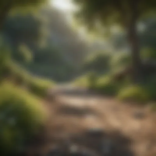 A serene landscape symbolizing financial peace