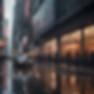 Urban Symphony Art installation reflecting the chaos and harmony of urban life