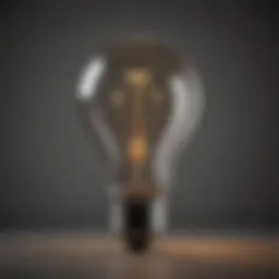 Illustration of a lightbulb symbolizing innovative business ideas