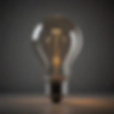 Illustration of a lightbulb symbolizing innovative business ideas