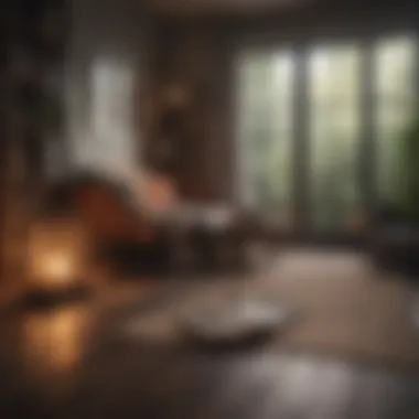 Creating the Perfect Space for Reflection A cozy reading nook with soft lighting and a cup of tea