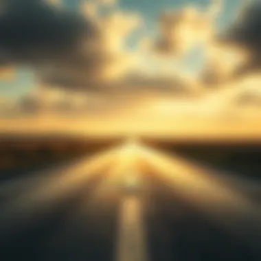 The Journey Within An open road representing the journey of discovering one's passions