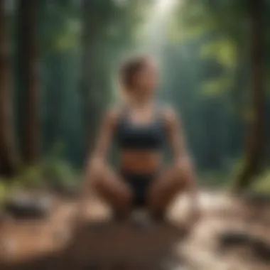 Finding Calm in Fitness A serene nature scene reflecting tranquility and focus