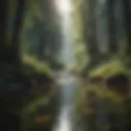 A serene landscape symbolizing clarity and purpose