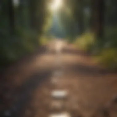 Path to Personal Development Symbolic image of finding the right path
