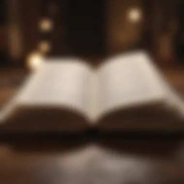 Philosophical Insights on Meaning An open book with philosophical texts, representing the search for significance