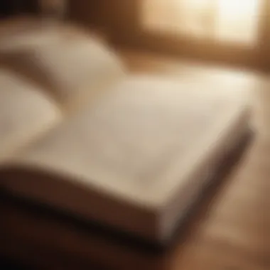 The Power of Written Words A journal open with positive affirmations written inside