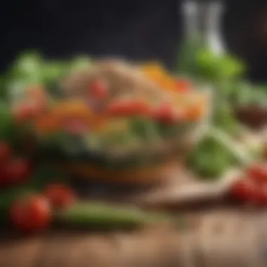 Vibrant Nutrition for Optimal Living Nourishing meal featuring vibrant vegetables and whole grains