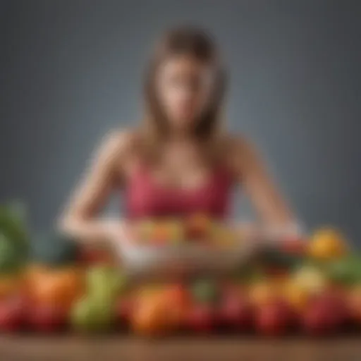 A vibrant array of fresh fruits and vegetables showcasing nutrition.