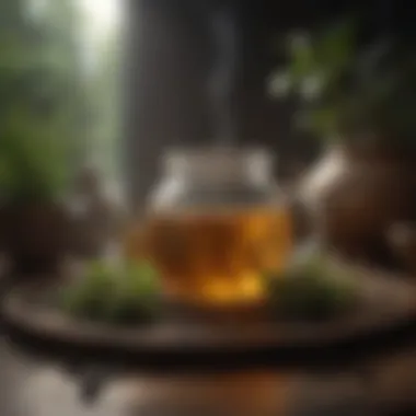 Herbal Tea Ritual for Nighttime Peace Herbal tea for calming evening routine
