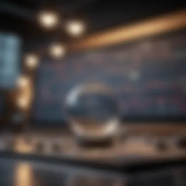 A digital marketing strategy board highlighting growth metrics