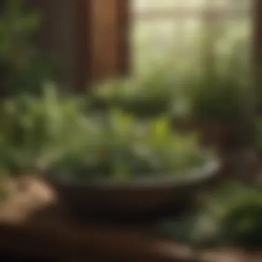 Natural Herbal Remedies for Weight Loss A vibrant array of fresh herbs used for natural remedies